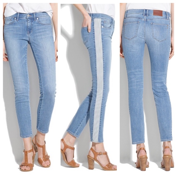 Madewell Denim - Madewell Skinny Ankle Crop with Side Panel